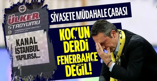 Koç yine siyasete müdahale peşinde
