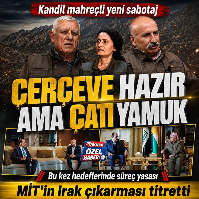 PKKnın çatısı sabotaja kalktı! Bu kez hedeflerinde süreç yasası | MİTin Irak çıkarması Kandili titretti