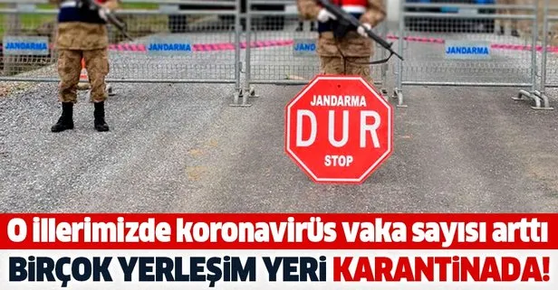 Adıyaman, Kayseri, Bitlis ve Kütahya’da koronavirüs vaka sayıları arttı! Birçok yerleşim yeri karantinaya alındı...
