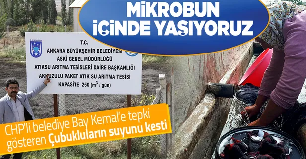 CHP'li Ankara Büyükşehir Belediyesi suyu kesti mahalleli suya hasret kaldı: 4 aydır evimizde bir damla su yok