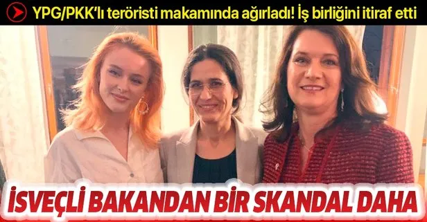 İsveç Dışişleri Bakanı Ann Linde teröristlerle görüştü!
