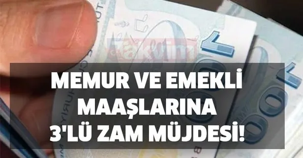 2021 Ocak zammı ile memur, öğretmen, polis, hemşire maaşları ne kadar olacak? Memur ve emekli maaşlarına 3’lü zam müjdesi! İşte oranlar...