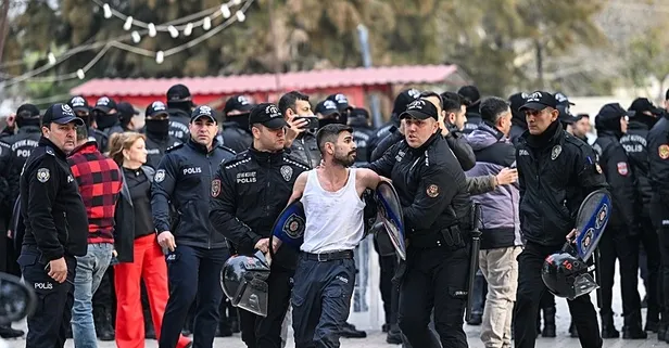 Adana Amerikan Adası'nda yıkım işlemlerine başlandı: Bazı kişiler kendilerine zarar verip iş yerlerini yaktı