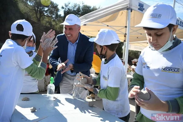 CHP'nin yönettiği Kuşadası Belediyesi çocuklara heykel eğitimi veriyor: Neopolis Heykel Sempozyumu - 1