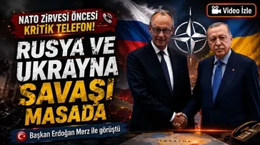 Başkan Erdoğan Merz ile görüştü