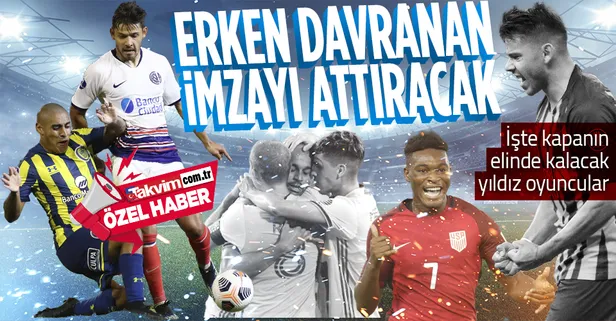 Ara transfer döneminde gözler bonservisi elinde olan isimlere çevrildi!