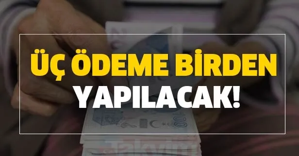 Emekliye birden çok ödeme yapılacak! Hangi emekli kaç TL ikramiye alacak?