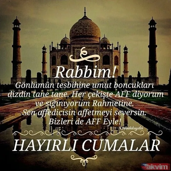 Cuma mesajları - 7 Eylül 2018 en güzel resimli Cuma mesajları - 17