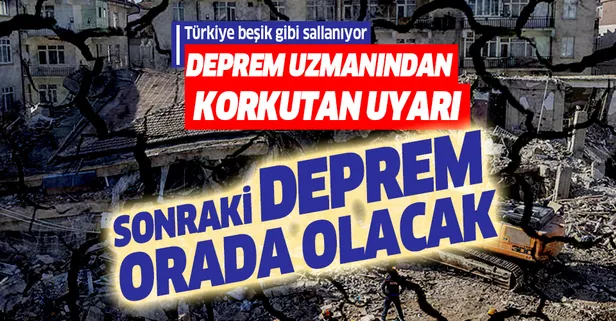 Türkiye beşik gibi sallanıyor! Prof. Dr. Ahmet Ercan yeni depremin olacağı yeri işaret etti!