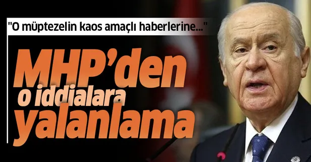 Son dakika: MHP'den "Devlet Bahçeli" açıklaması: Sağlık durumuna ilişkin yapılan haberler...