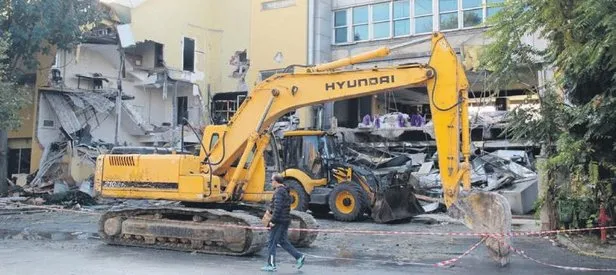 Bakırköy’de olaylı yıkım!