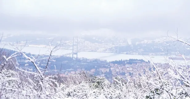 İstanbul’da kar etkisini artırdı! Batı beyaza büründü