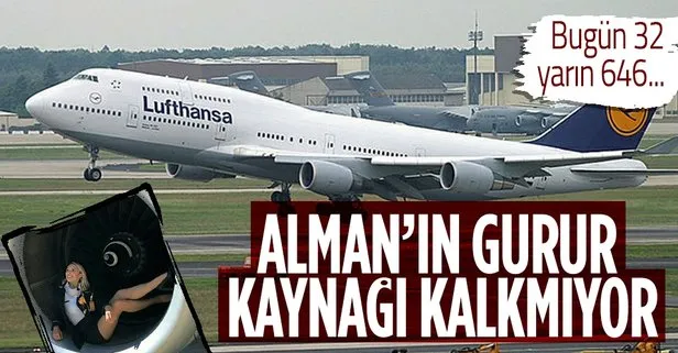 Alman havayolu şirketi Lufthansa binden fazla uçuşu iptal etti