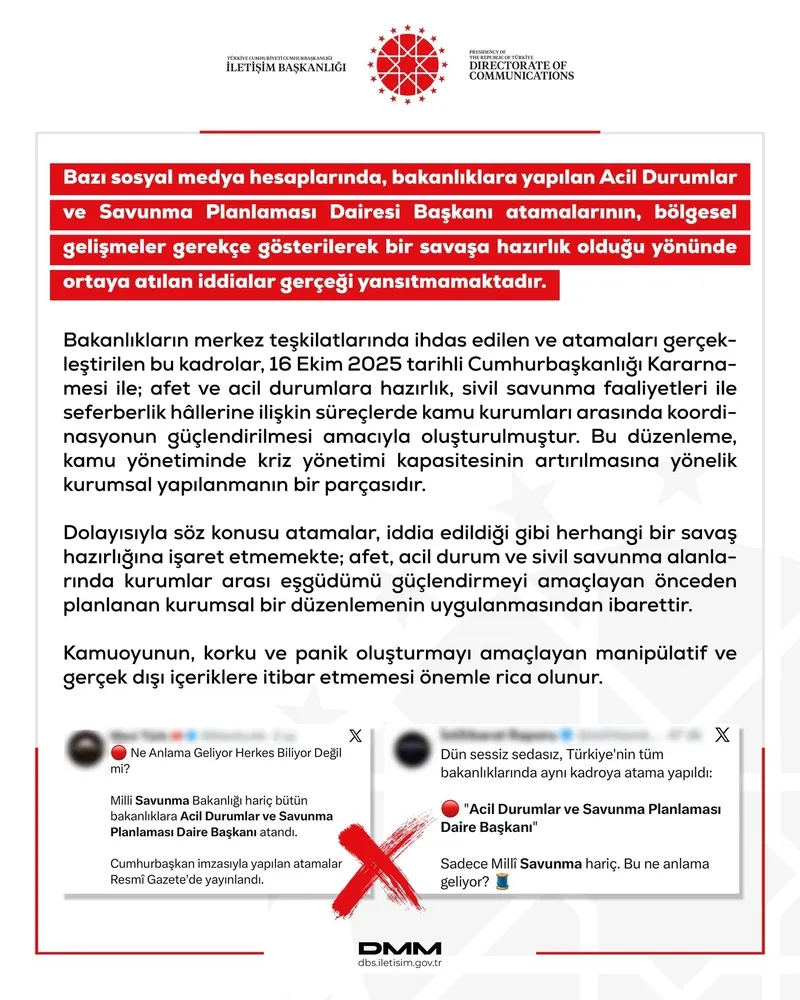 dmmden-savasa-hazirlik-iddialarina-iliskin-aciklama-ortaya-atilan-iddialar-gercegi-yansitmamaktadir-1772884173615.jpeg DMM'den 'savaşa hazırlık' iddialarına ilişkin açıklama: Ortaya atılan iddialar gerçeği yansıtmamaktadır-1