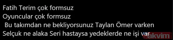 Galatasaray taraftarından Fatih Terim'e büyük tepki: Sorun Levent hocada değilmiş - 22