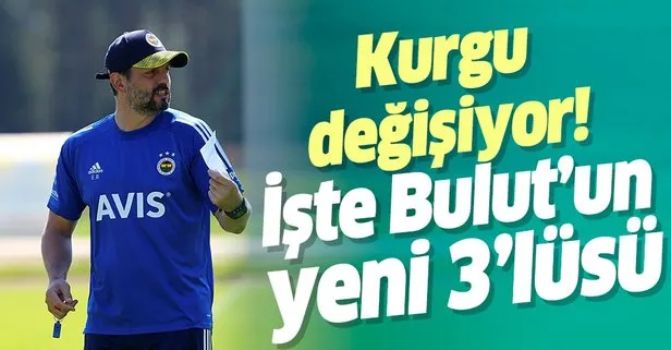 Erol Bulut Fenerbahçe’nin kurgusunu değiştiriyor! İşte orta sahadaki yeni 3’lü...