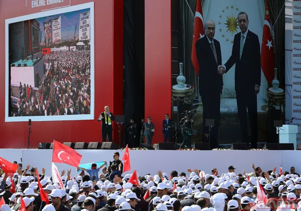 Cumhur İttifakı Ankara miting alanı saatler öncesinden doldu taştı - 9