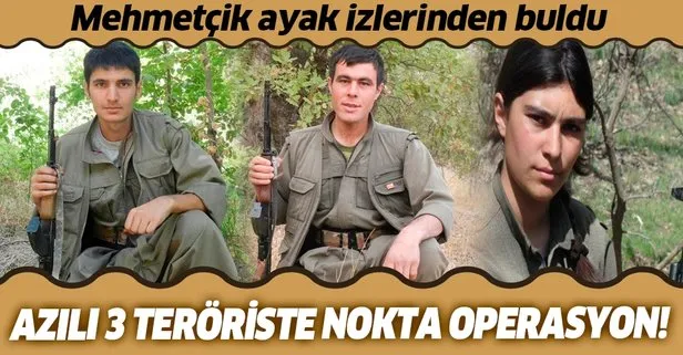 Mehmetçikten nokta operasyon! Azılı 3 terörist etkisiz hale getirildi