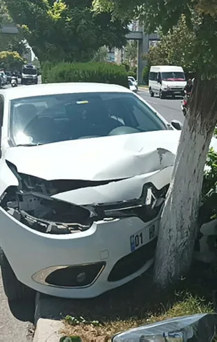 Öğretim üyesi direksiyon başında kalp krizi geçirdi! Refüje çıkan araç ağaca çarptı