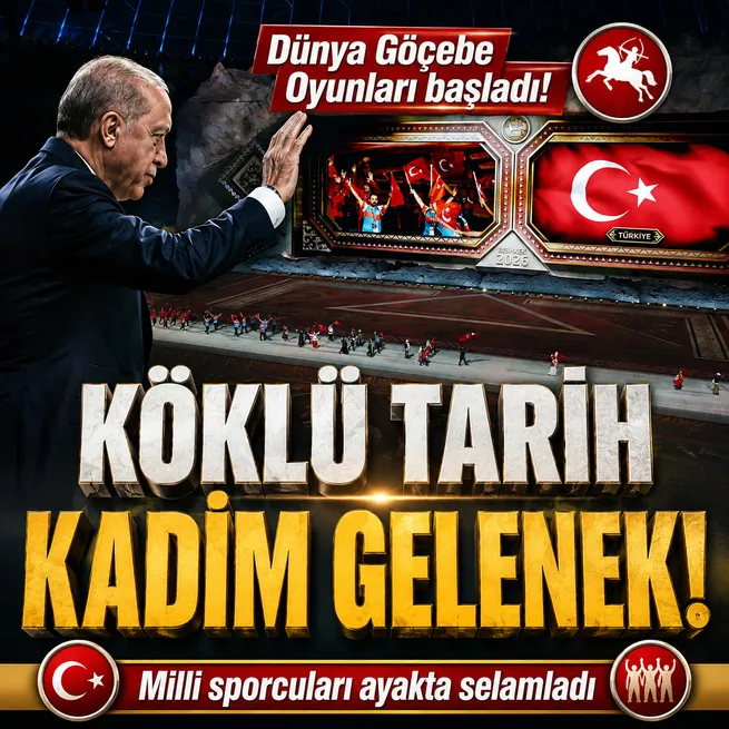 Bişkek’te Göçebe Oyunları heyecanı! Başkan Erdoğan milli sporcuları selamladı