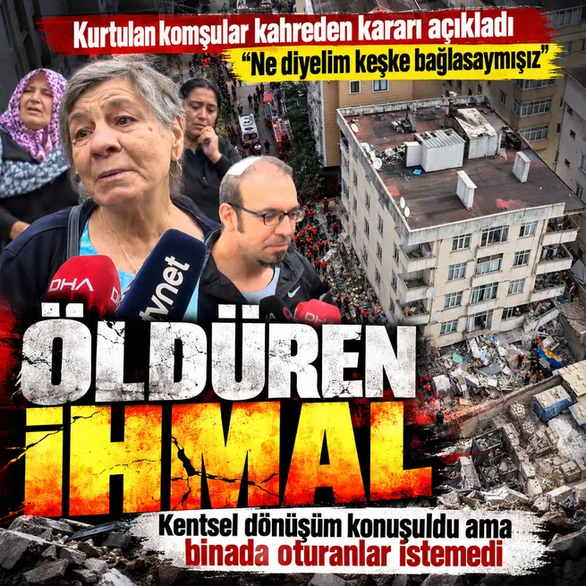Maltepe’de çöken binada kentsel dönüşüm engellendi: Konuşuldu ama binada oturanlar istemedi