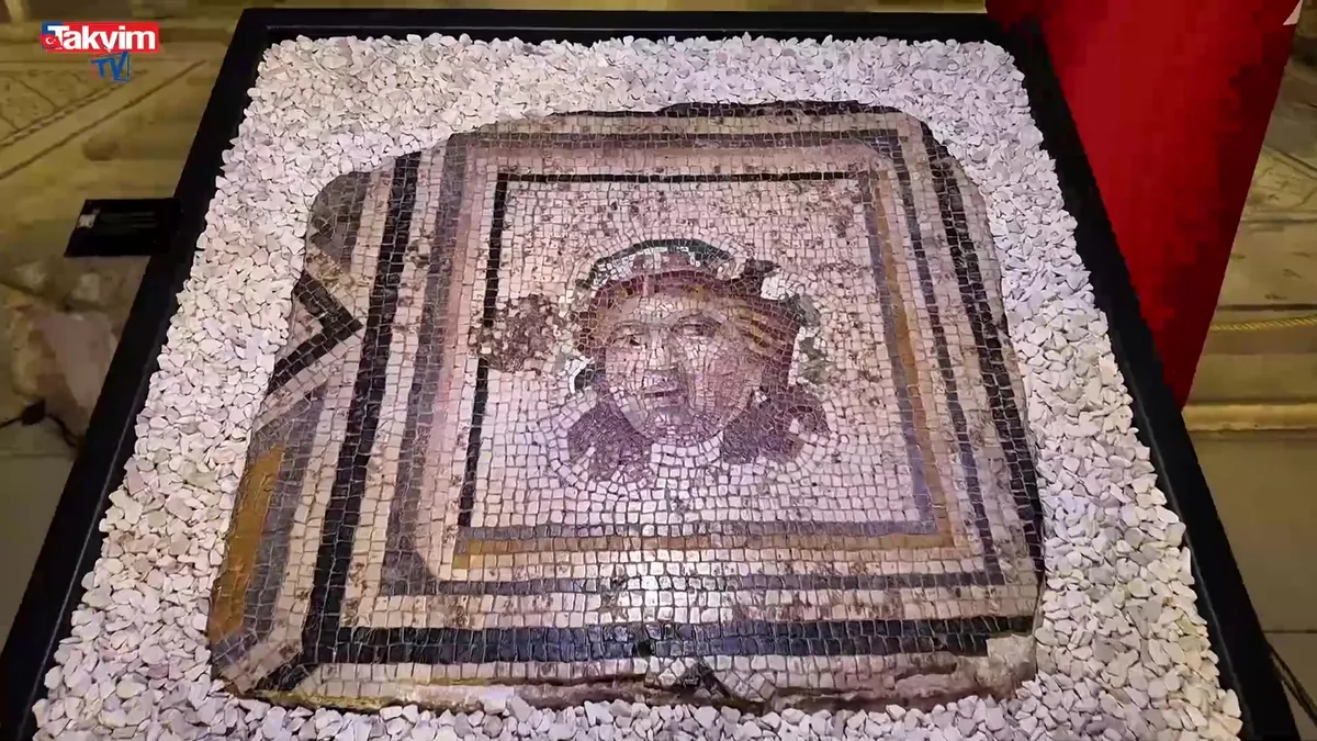 Zeugma’nın 13. mozaik paneli Türkiye’ye döndü