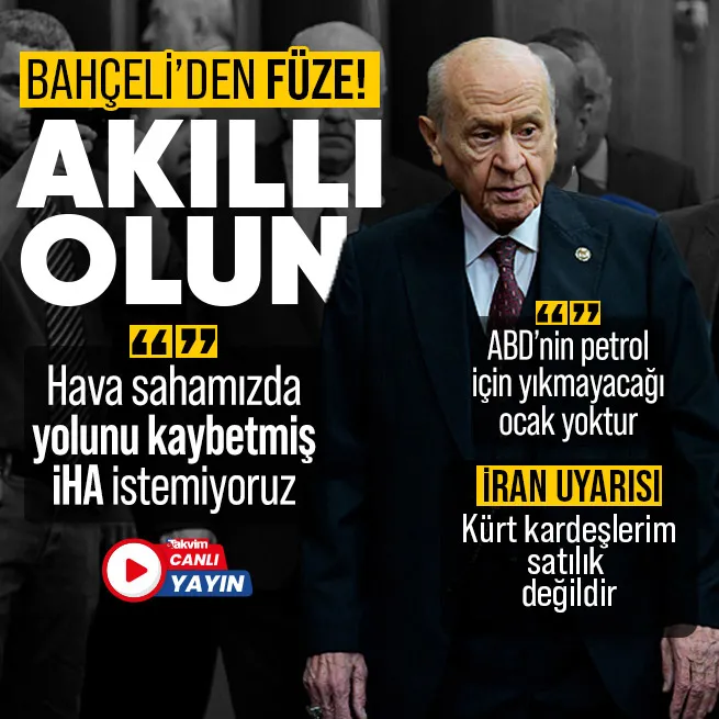 MHP Genel Başkanı Devlet Bahçeli’den füze uyarısı: Her ülke aklını başına almalıdır