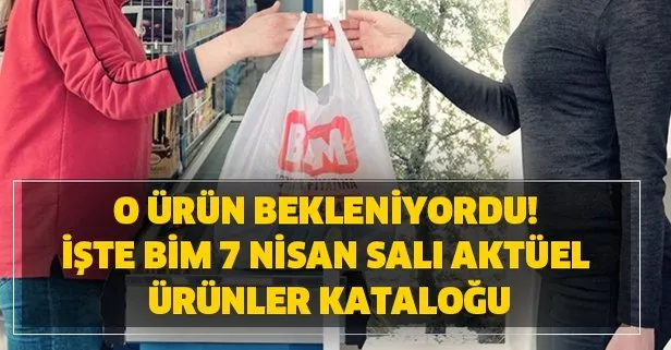 O ürün bekleniyordu! İşte BİM 7 Nisan Salı aktüel ürünler kataloğu