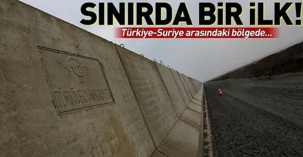 Türkiye'nin doğu sınırında bir ilk! Türkiye-Suriye arasındaki bölgede...