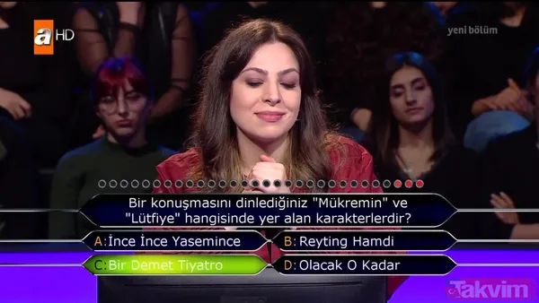 Kim Milyoner Olmak İster 801. son bölümde Fatih Sultan Mehmed sorusunu bilemeyince... - 29