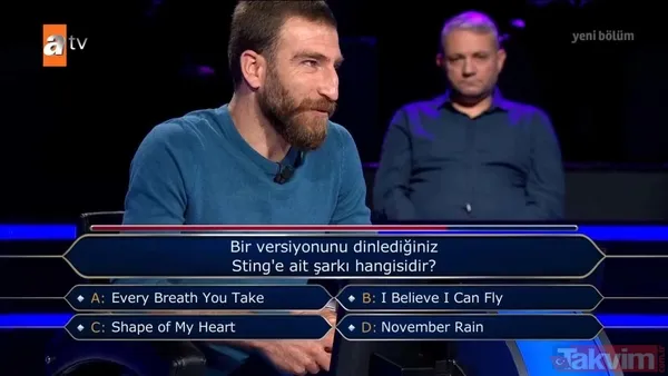 atv'de Kenan İmirzalıoğlu'nun sunduğu Kim Milyoner Olmak İster'de dikkat çeken Mustafa Kemal Atatürk sorusu - 25