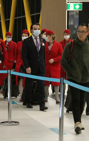 THY Çin'den son yolcularını İstanbul'a taşıdı