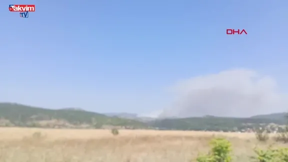 Kepsut'ta yangın!