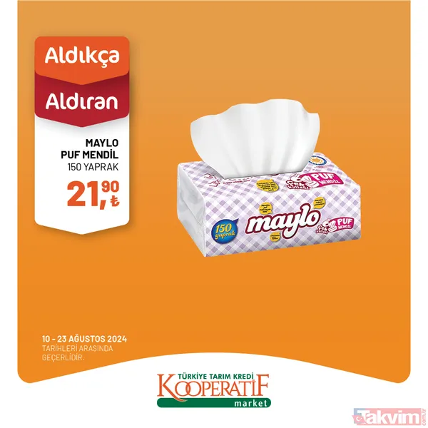 Tarım Kredi'de 59 üründe altın fiyatlar sıralandı! Hafta başı indirimi geldi: 13-23 Ağustos'ta yoğurt, peynir, tereyağı, balık, un... - 37