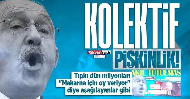 14 ve 28 Mayıs hezimetini yaşayan Kemal Kılıçdaroğlu istifa etmek yerine faturayı köylülere kesti: Kolektif pişkinlik!