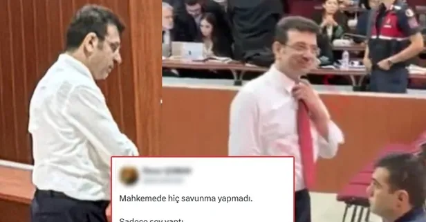 Ekrem İmamoğlu yine kitlesine oynadı! Duruşma salonunda savunma yerine şovu tercih etti! Tepkiler peş peşe: "Savunacak bir şeyi olmayınca..."