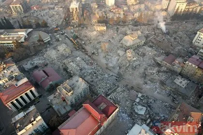 Kahramanmaraş’taki yıkım havadan görüntülendi! Çarpıcı görüntüler