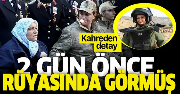 Şehit Esma Çevik hakkında kahreden detay: "2 gün önce rüyasında görmüş"