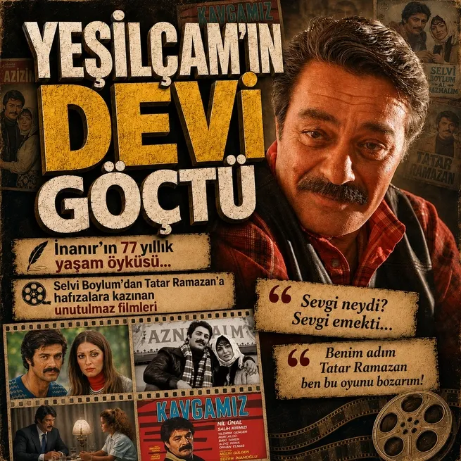 Kadir İnanır’ın 77 yıllık yaşam öyküsü, ödülleri ve hafızalara kazınan unutulmaz filmleri