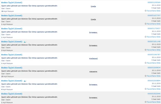 DPB ve İŞKUR üzerinden Kasım ayında en az ilkokul mezunu personel alımı yapılacak-3