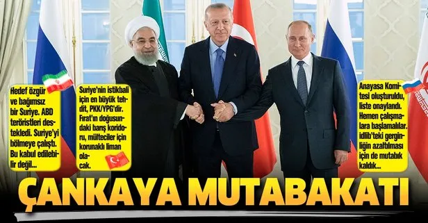 Ankara’daki üçlü Suriye zirvesinden mutabakat çıktı!