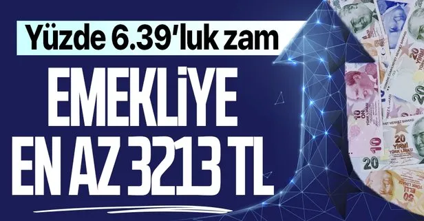 Emekliye 3.213 TL