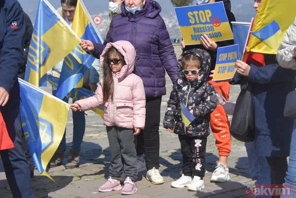 SON DAKİKA: Rusya Ukrayna savaşında son durum! Türkiye'deki Ukraynalılar Rusya'yı protesto etmek için meydanlara akın etti - 49
