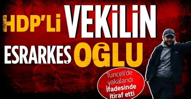 HDP'li vekil Alican Önlü'nün oğlu uyuşturucu bağımlısı çıktı! 3 yıldır kullanıyormuş