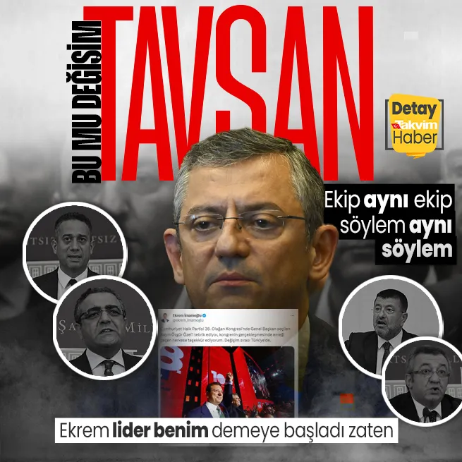 Bu mu değişim Özgür Özel! Birlikte hareket eden vekillerin listesi dikkat çekti... Ekrem İmamoğlundan lider benim paylaşımı