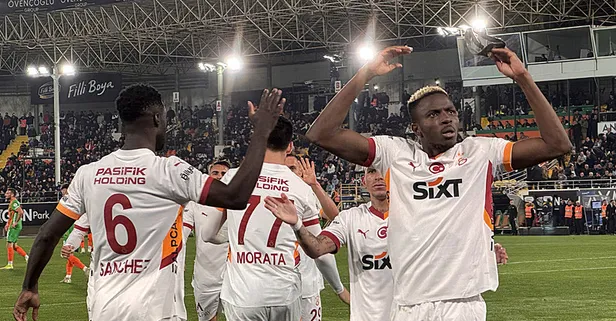 Aslan geri dönüşle kazandı! Alanyaspor - Galatasaray: 1-2 | MAÇ SONUCU