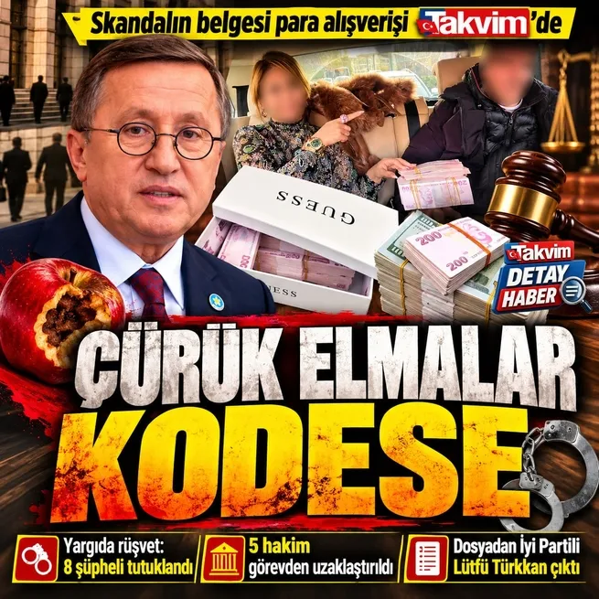 Yargıda rüşvet soruşturmasında eski hakim tutuklandı! Dosyadan İYİ Partili Lütfü Türkkan çıktı