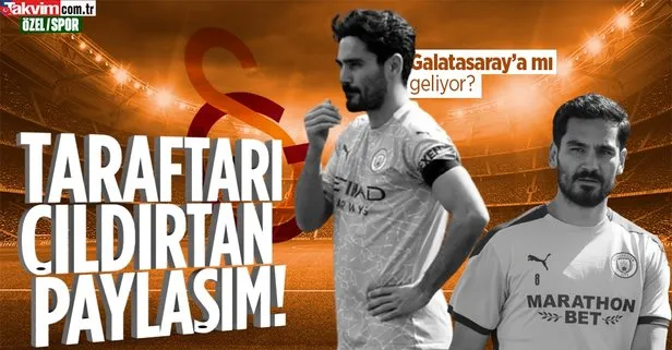 Son dakika: Galatasaray taraftarlarını heyecanlandıran paylaşım! İlkay Gündoğan Galatasaray’a mı transfer oluyor?