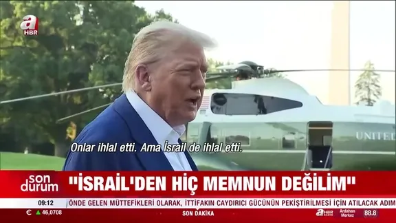 Trump'tan İsrail ve İran'a küfürlü uyarı