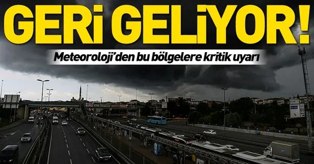 Meteoroloji’den şiddetli yağış uyarısı! Bugün İstanbul’da hava nasıl olacak? 28 Mart 2019 hava durumu